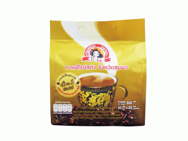 กาแฟถ้ำสิงห์4in1(Gold) ผสมสารสกัดดอกคำฝอย (20 g x 25ซอง) ขนาด 500 กรัม